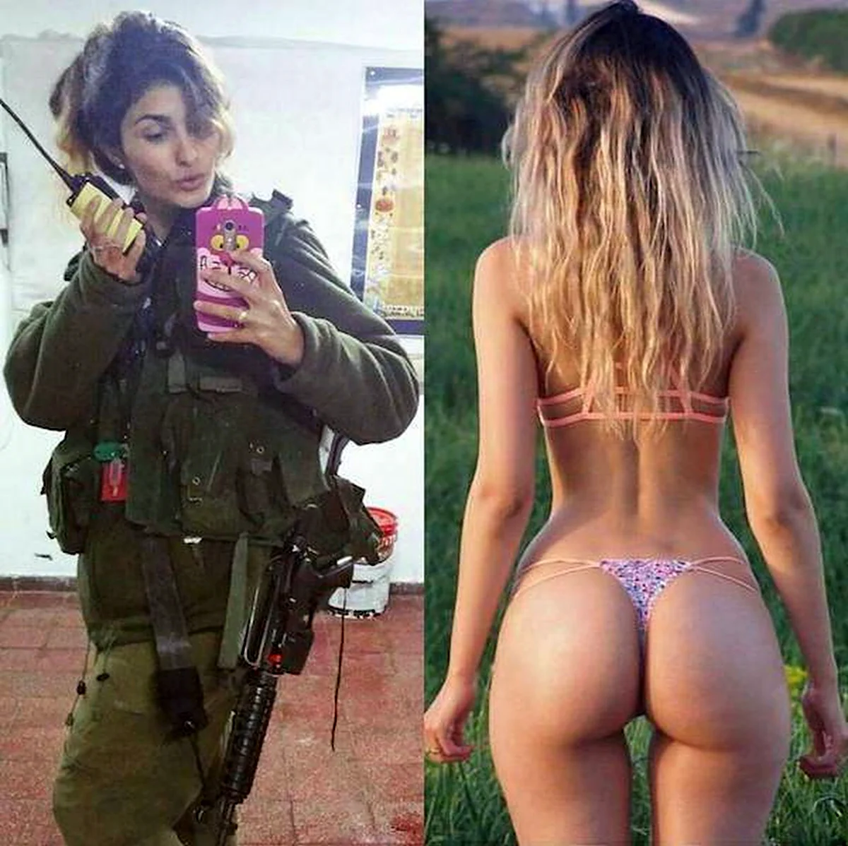 Девушки израильской армии ню