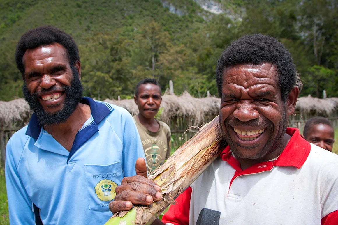 Аборигены Папуа новая Гвинея