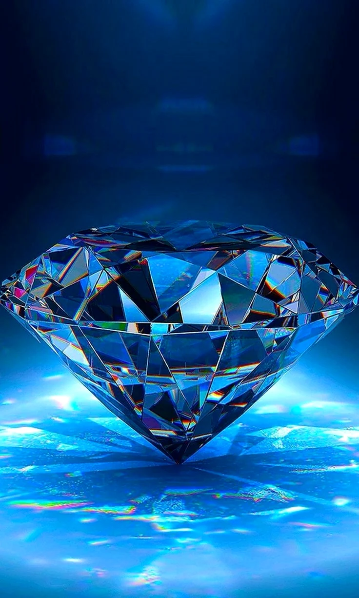 Алмаз голубая Эмма