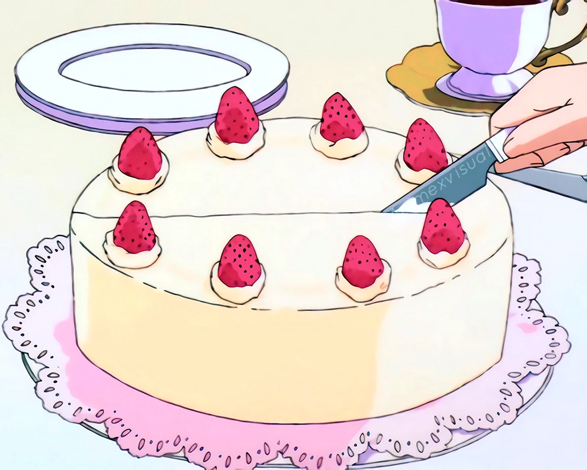 Аниме приготовления тортиков