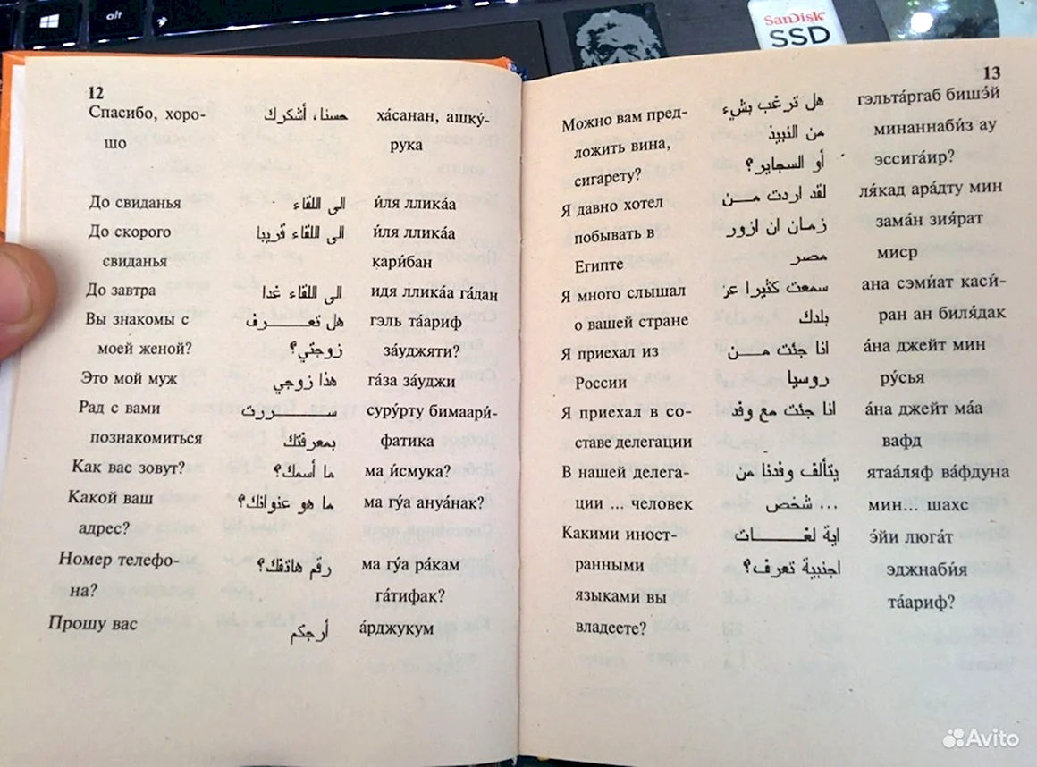 Арабские слова с переводом на русский