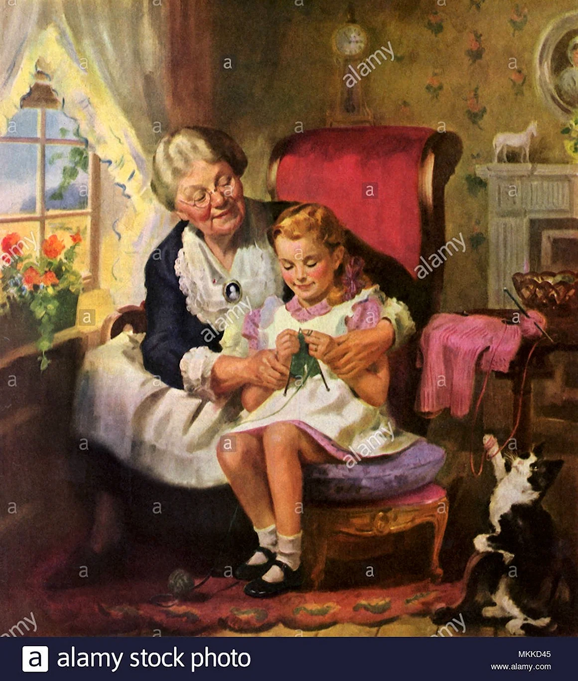Бабушка и внучка