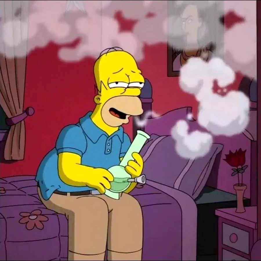 Барт симпсон наркоман