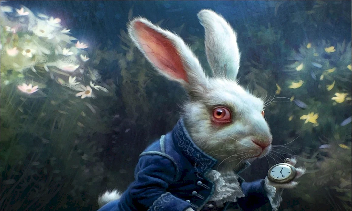 Белый кролик персонажи Алисы в стране чудес