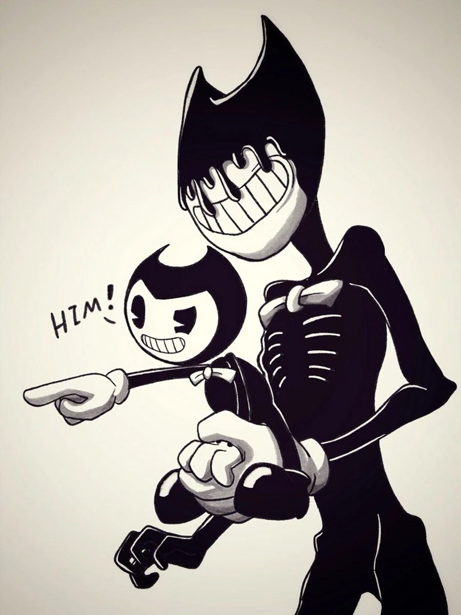 Bendy art. БЕНДИ И чернильная машина. Чернильный БЕНДИ. БЕНДИ И чернильная машина БЕНДИ.