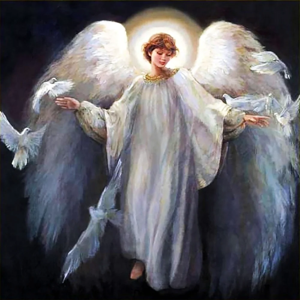 Бернард Плокгорст ангел хранитель 1886