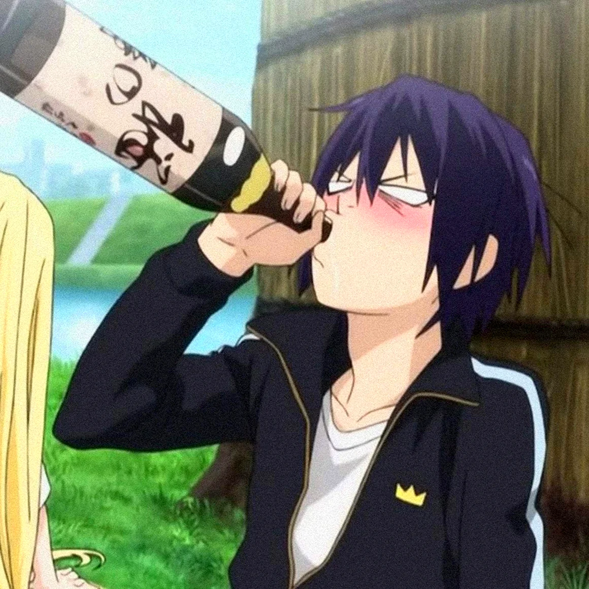 Бог Ято пьяный аниме