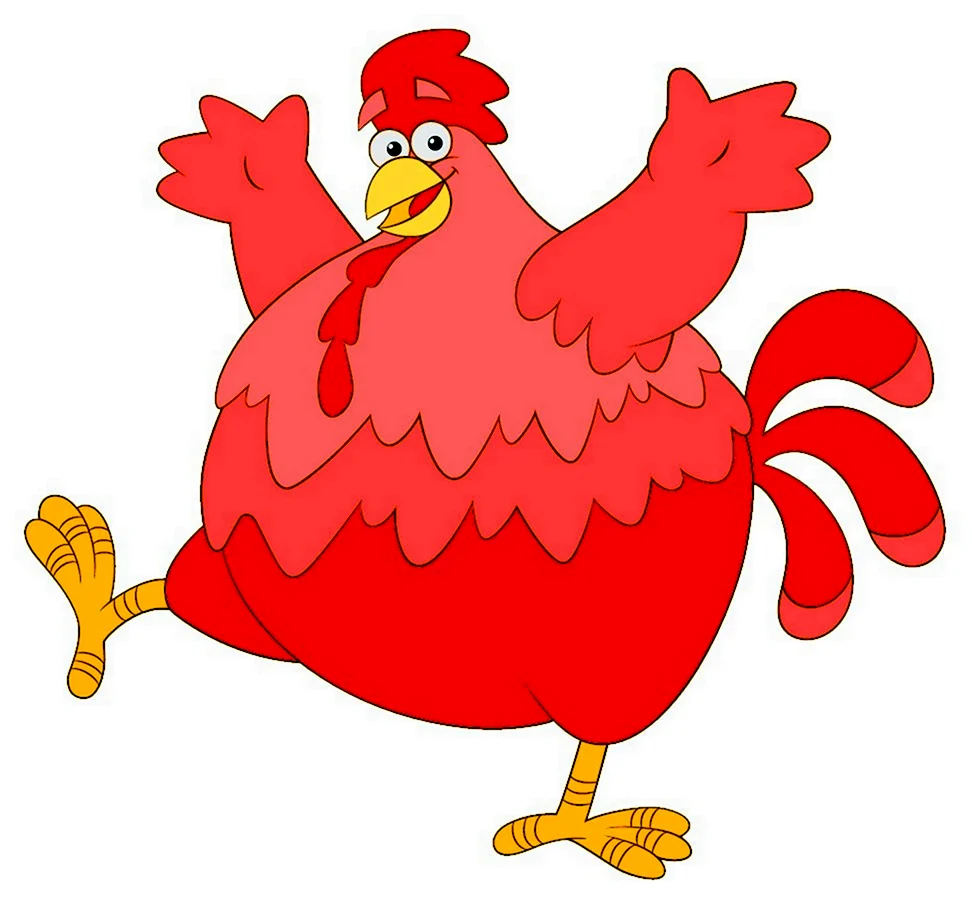 Большая красная курица Даша путешественница