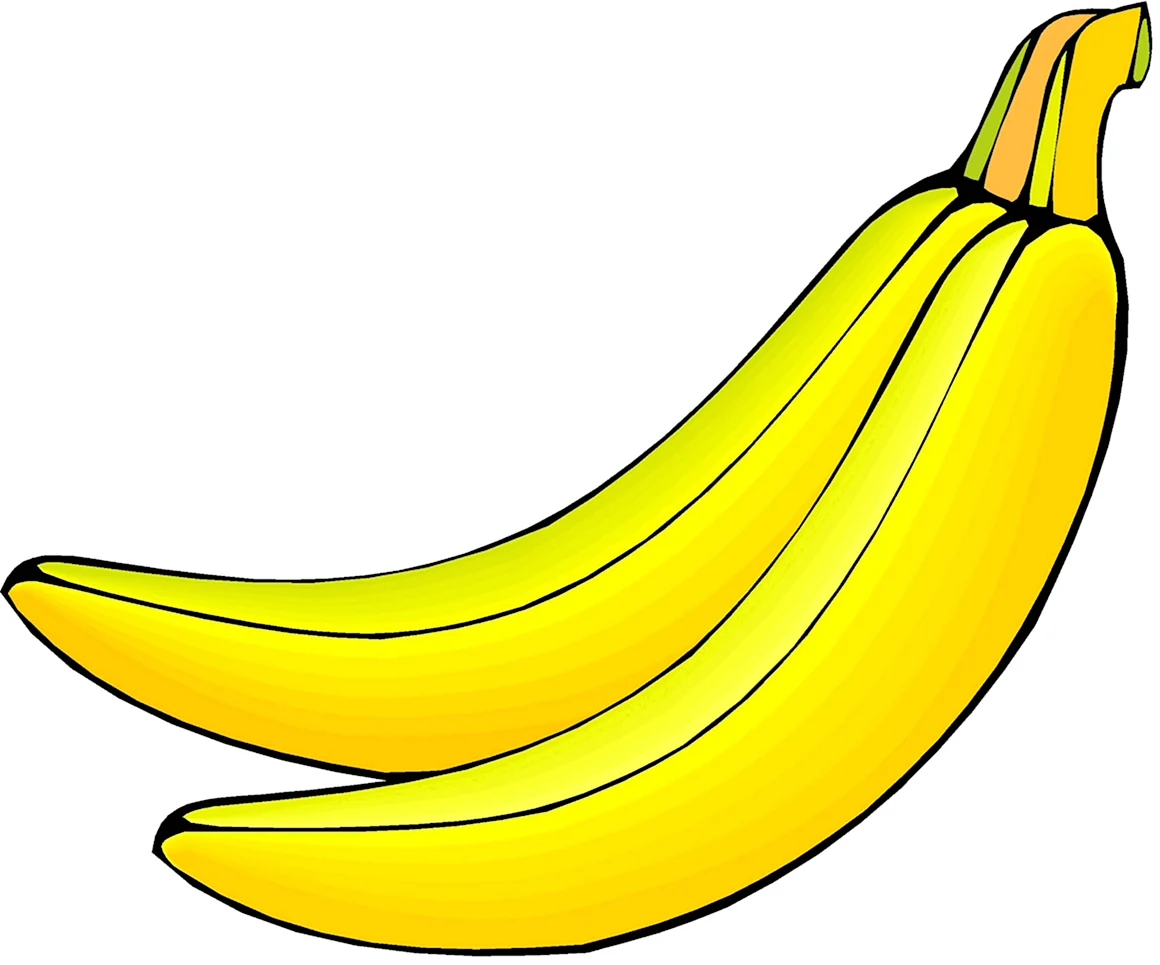 Четыре банана рисунок