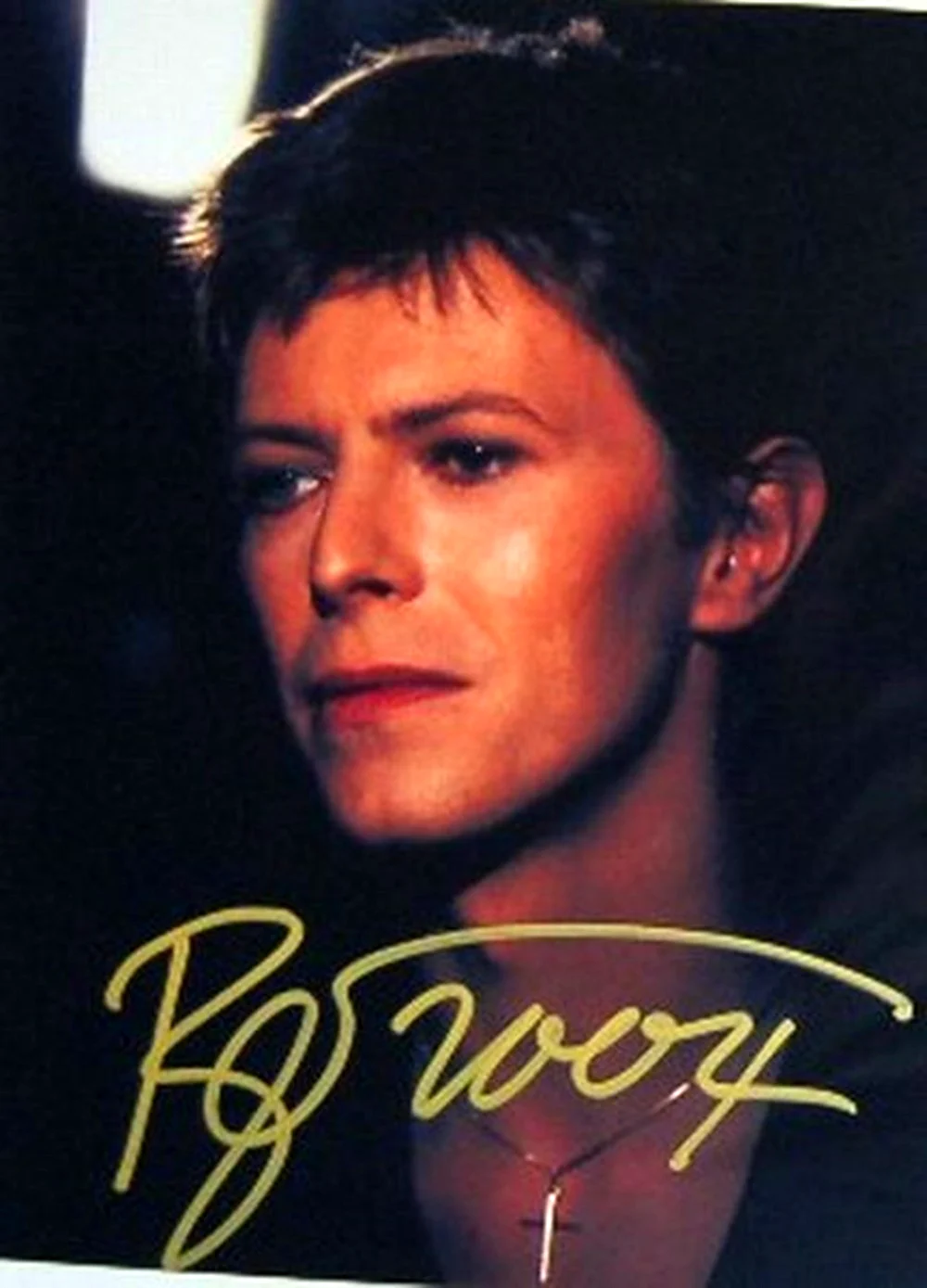 David Bowie автограф