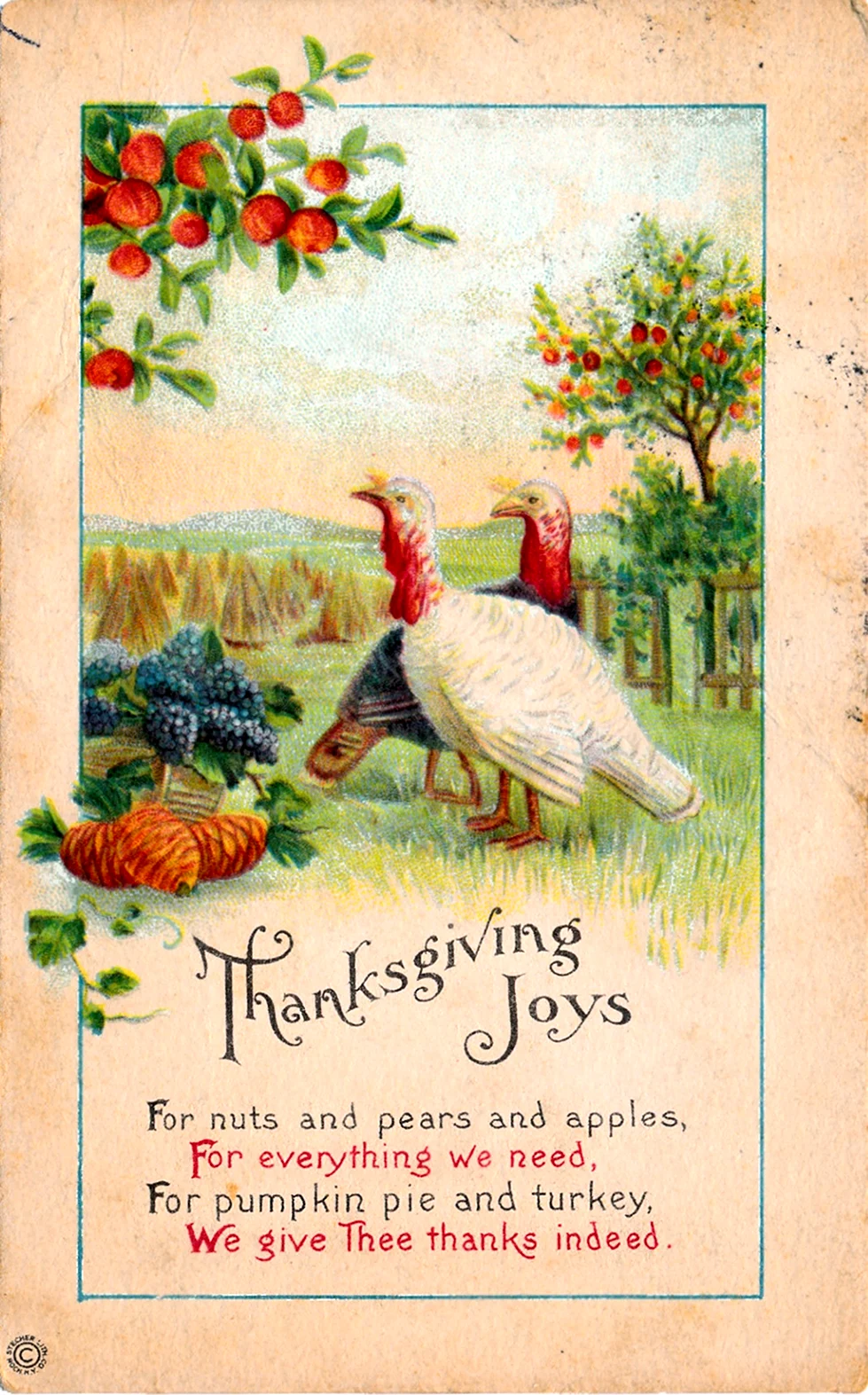 День Благодарения открытки