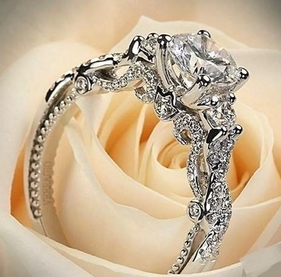 Дорогие Свадебные кольца с бриллиантами