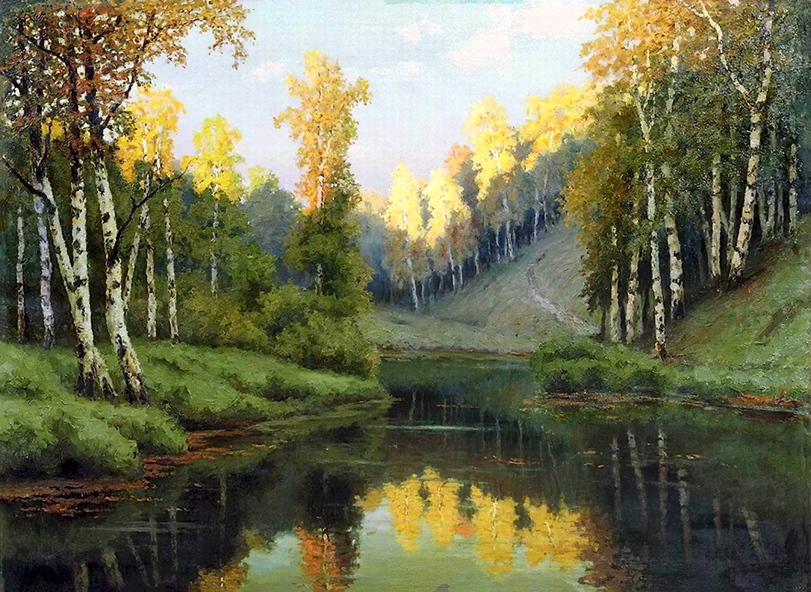 Ефим Волков 1844 – 1920 «Лесное озеро»