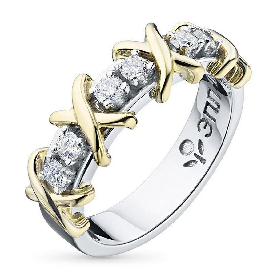 Эпл якутские бриллианты кольцо