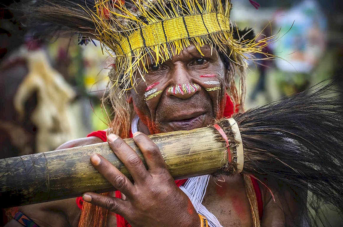 Фестиваль Горока в Папуа новая Гвинея