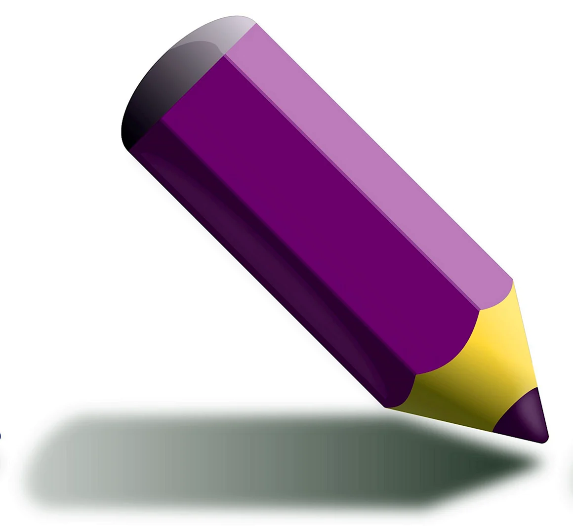 Фиолетовый карандаш