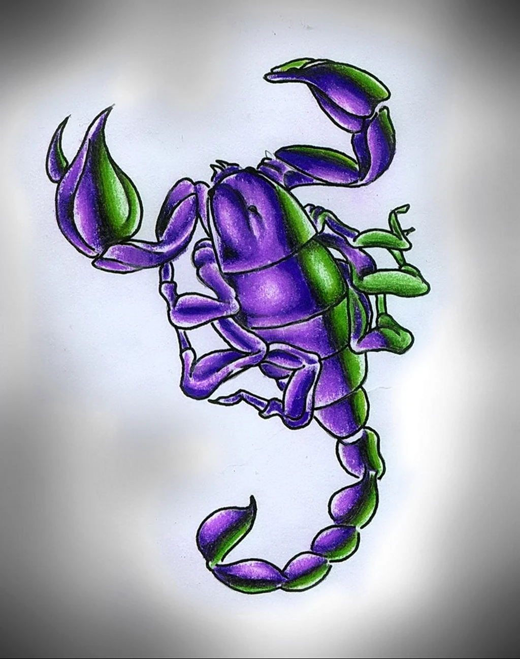 Фиолетовый Скорпион