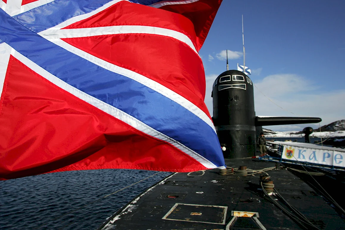 Флаг подводников ВМФ России