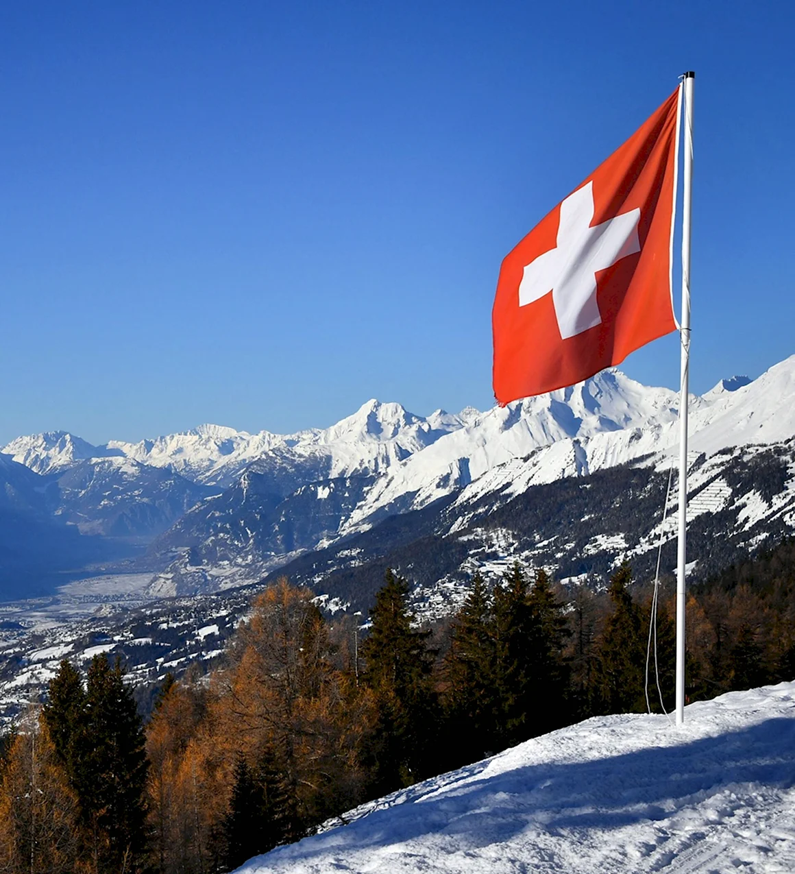 Флаг Швейцарии Swiss