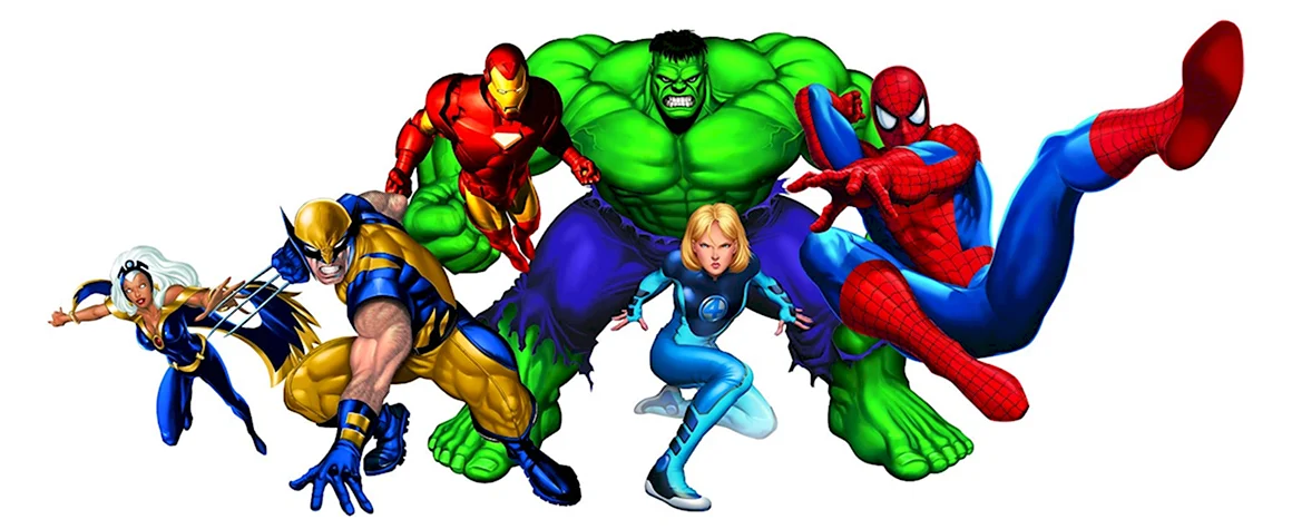 Герои Марвел Marvelчеловек паук Халк Железный человекSpider-man