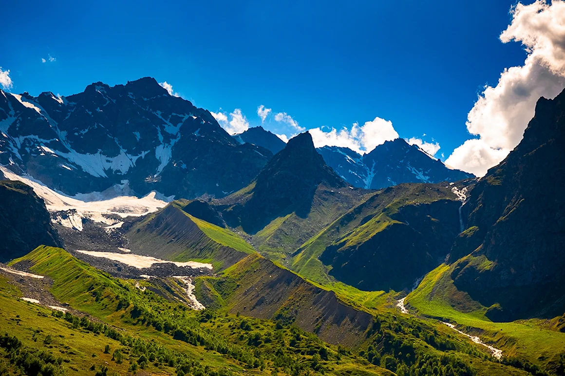 Горный хребет Кавказа