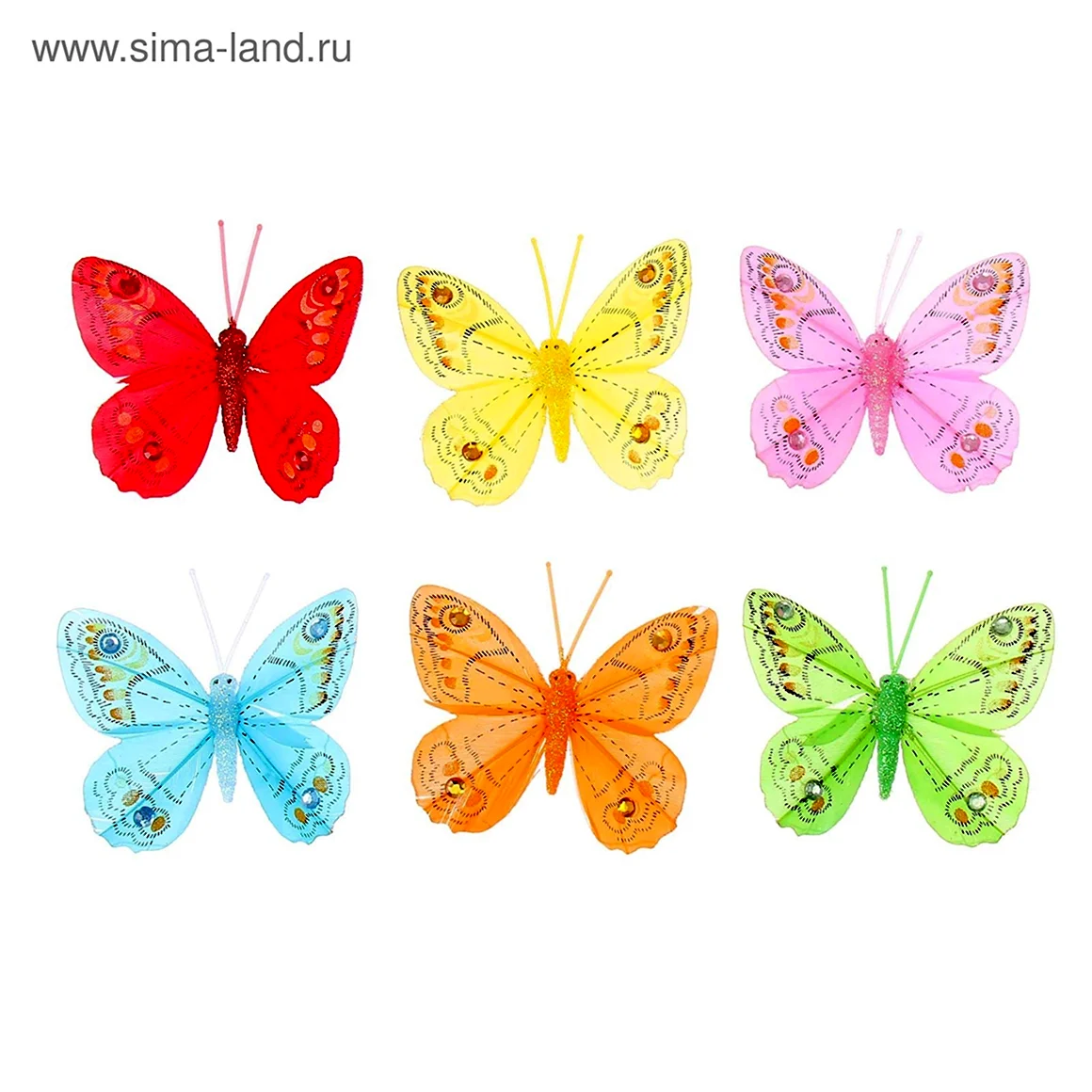 Яркие декоративные бабочки