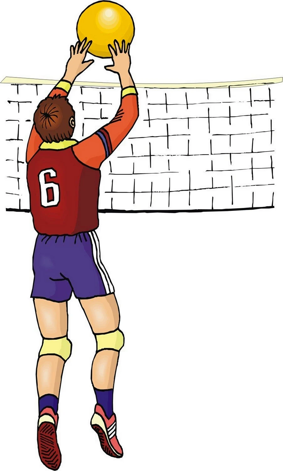 Иллюстрация на тему волейбол