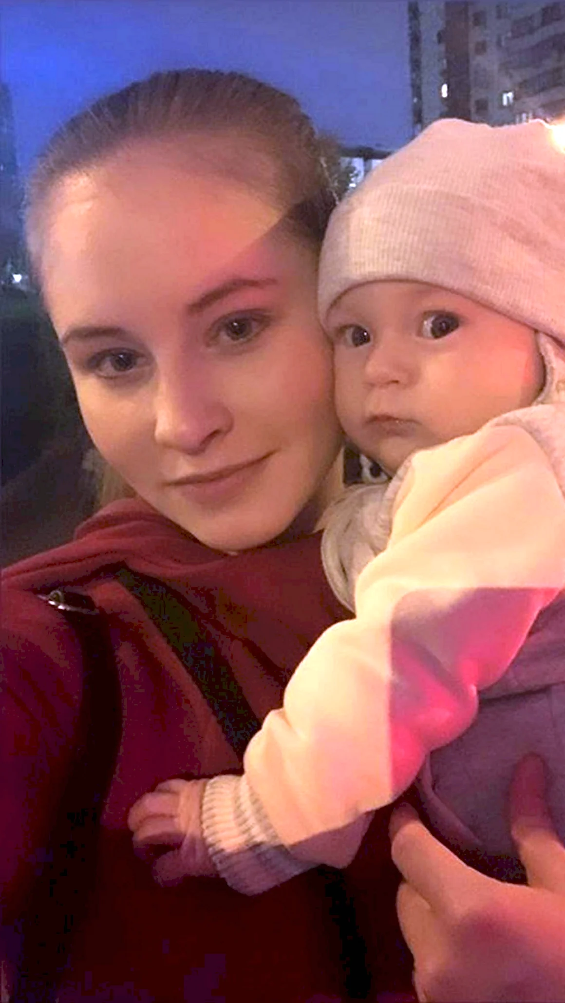 Юлия Липницкая с дочкой