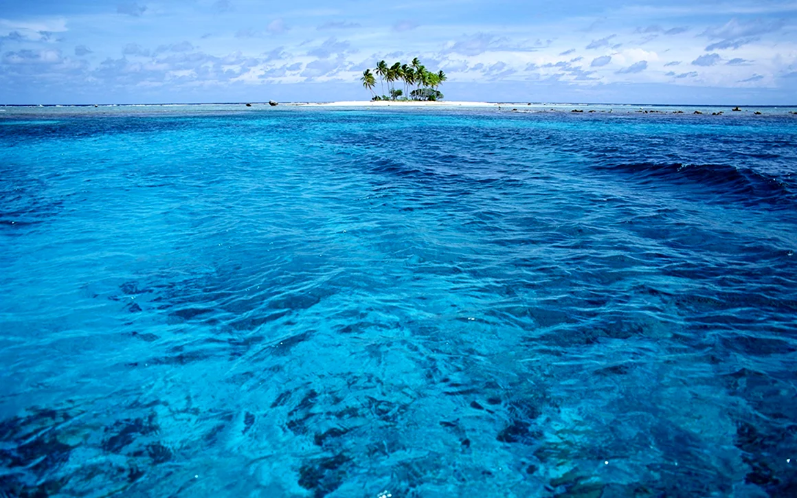 Карибское море голубая Лагуна