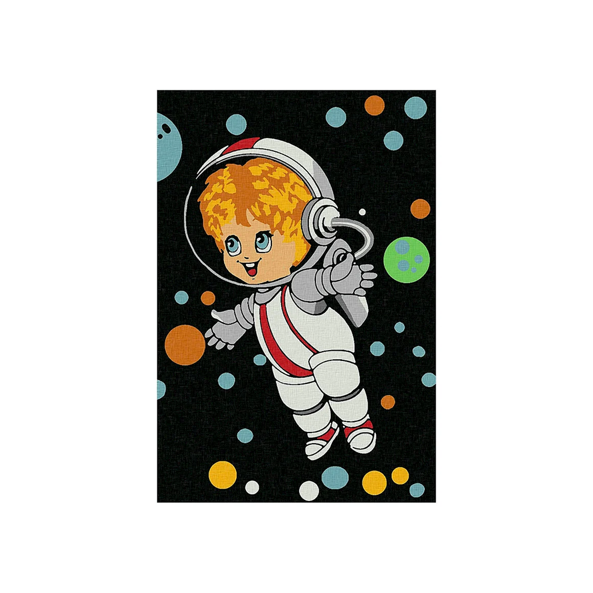 Картина по номерам космонавт