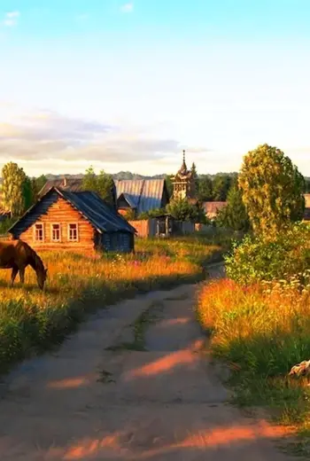 Художник Валерий Ниминущий картины деревня лето