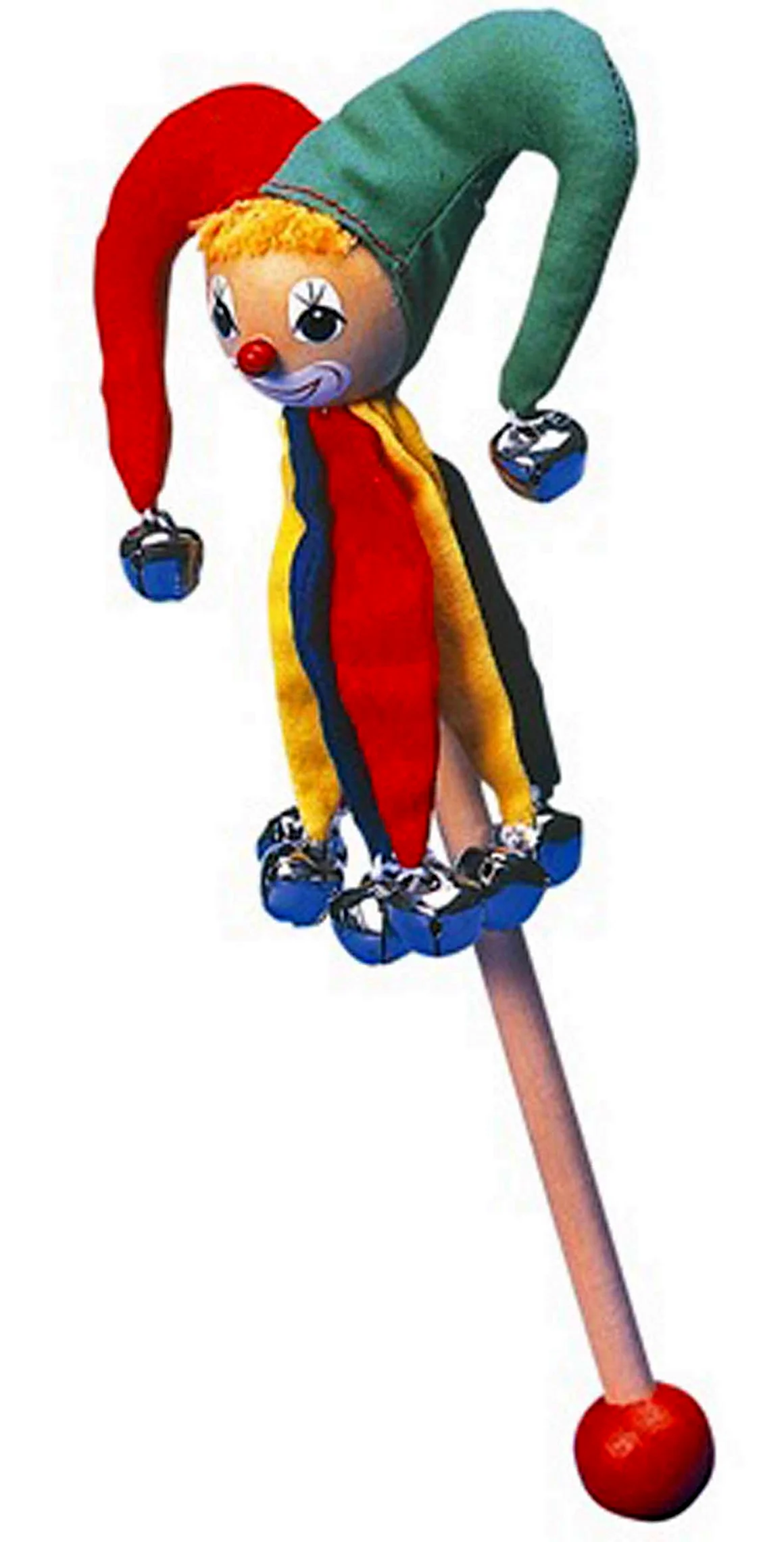 Клоун на палочке игрушка