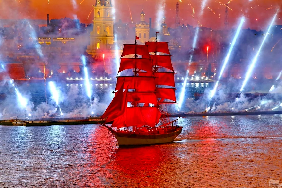 Корабль Алые паруса в Санкт-Петербурге