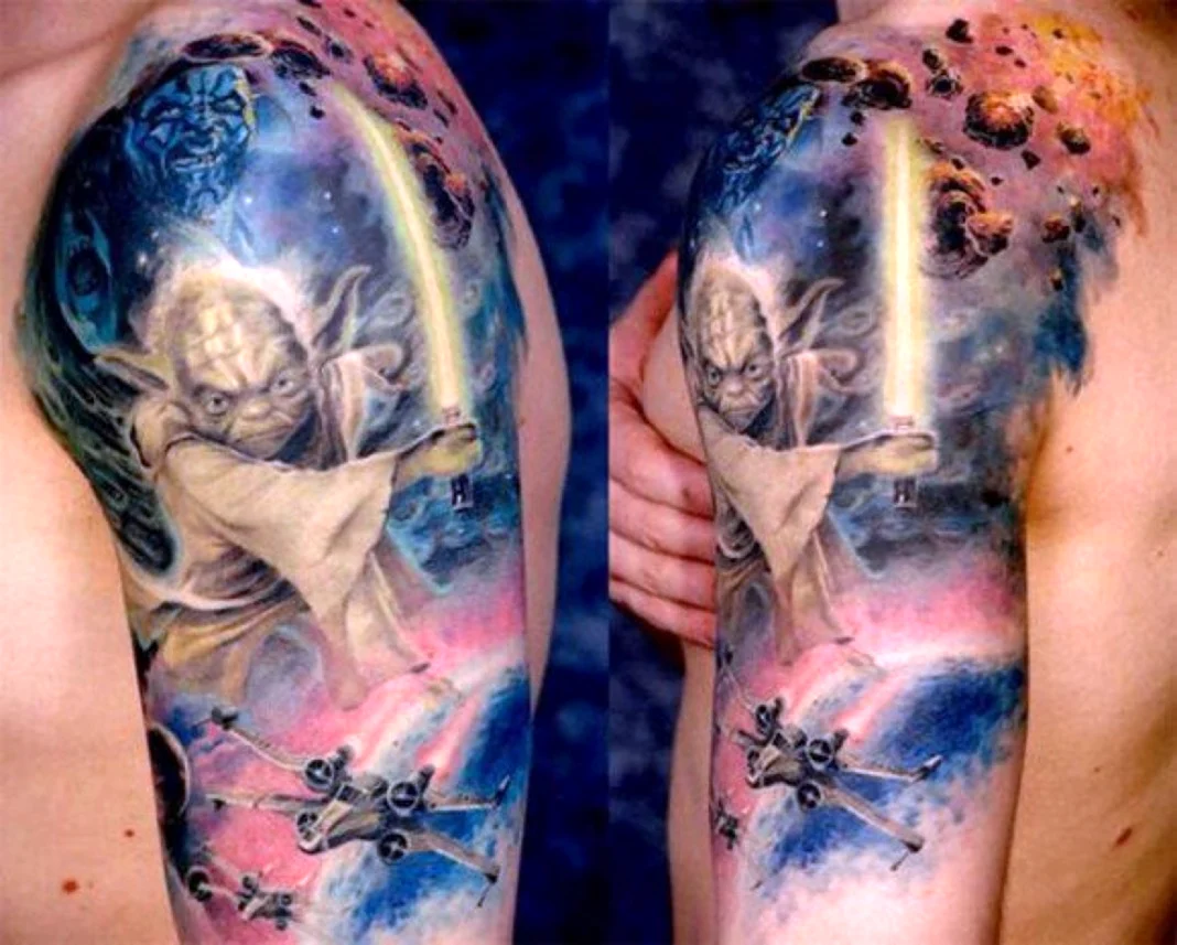 Космос Звёздные войны тату