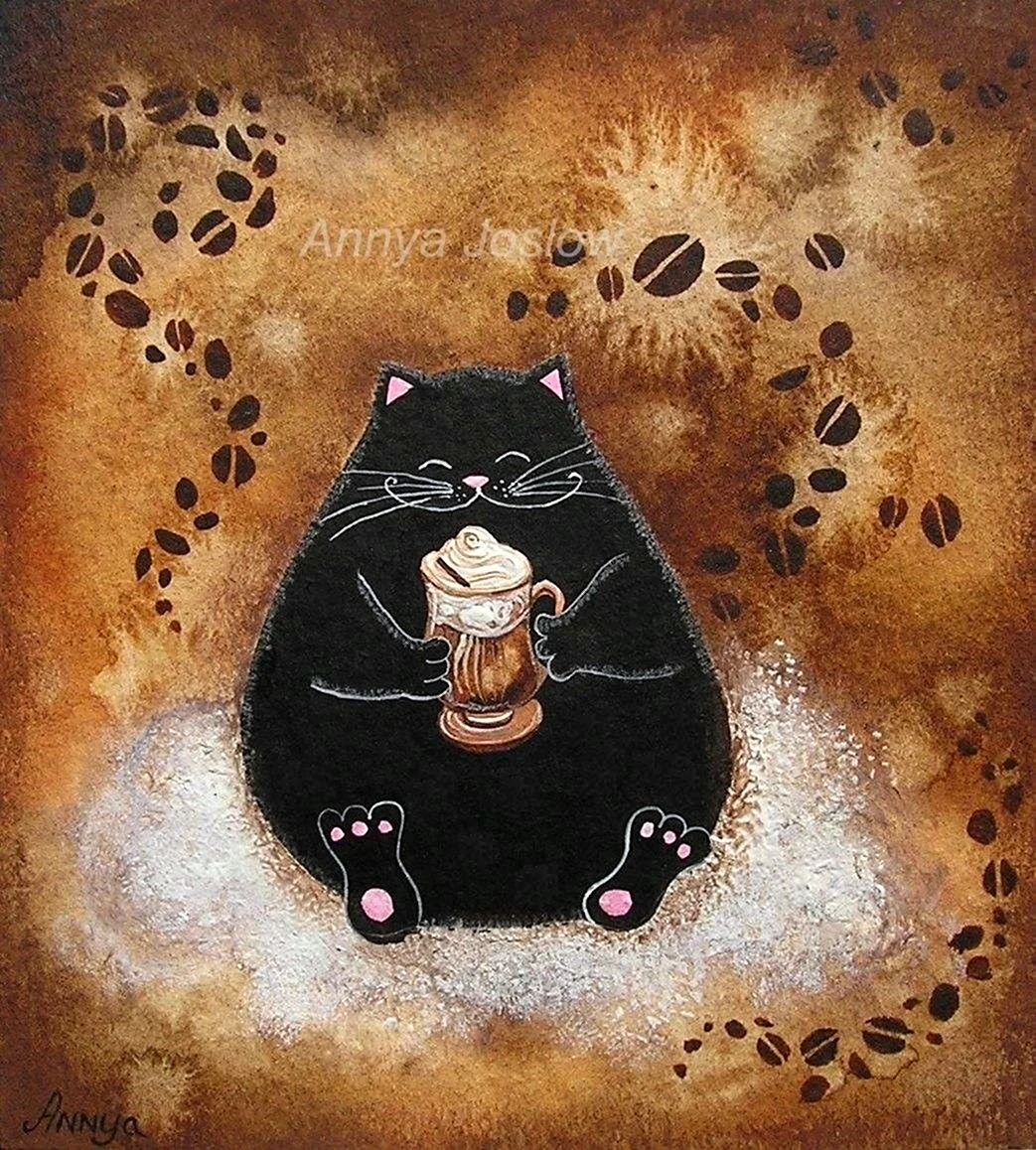 Коты художницы Annya Djachiachvili