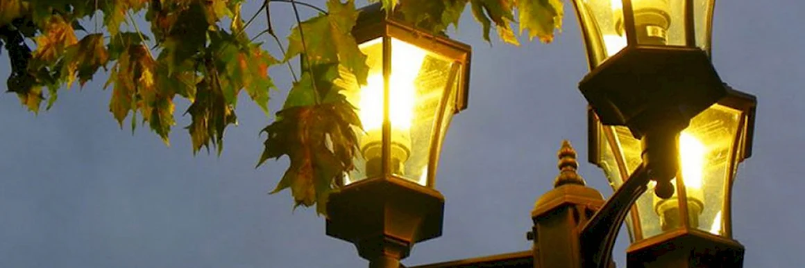 Красивые фонари на улицах