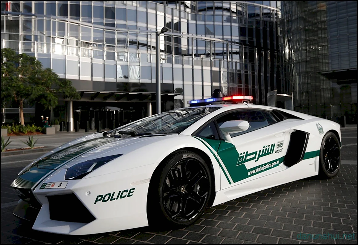 Ламборгини авентадор полиция Дубая
