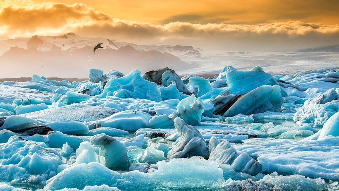 Ледяная Лагуна Йокульсарлон в Исландии