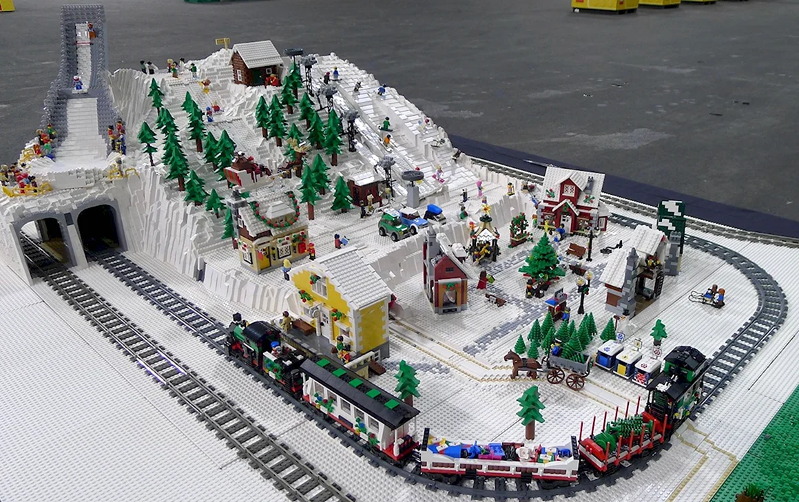 LEGO Winter Village Diorama