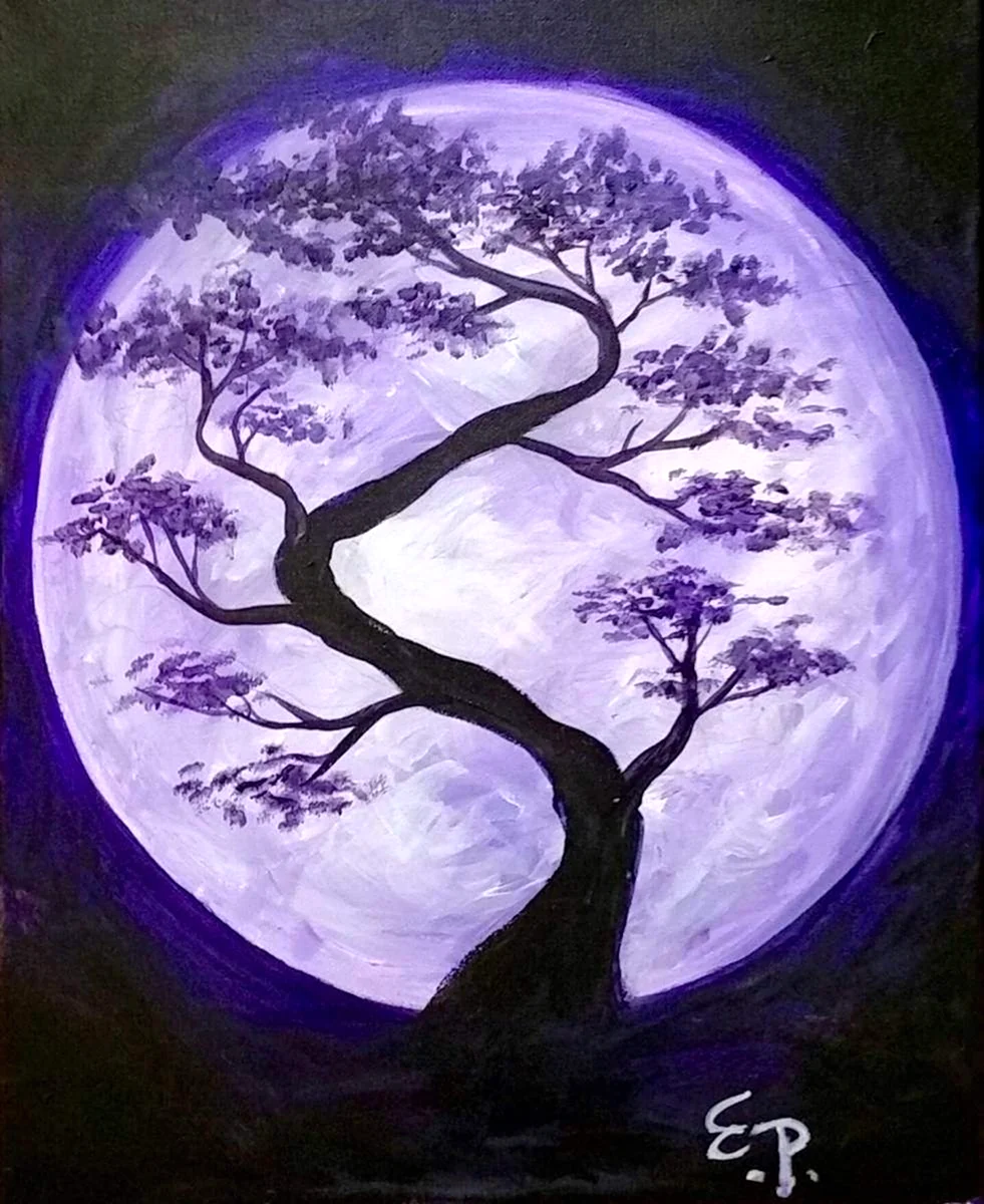 Лунное дерево картина