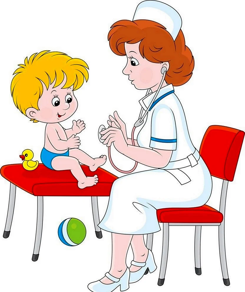 Медсестра в детском саду для детей