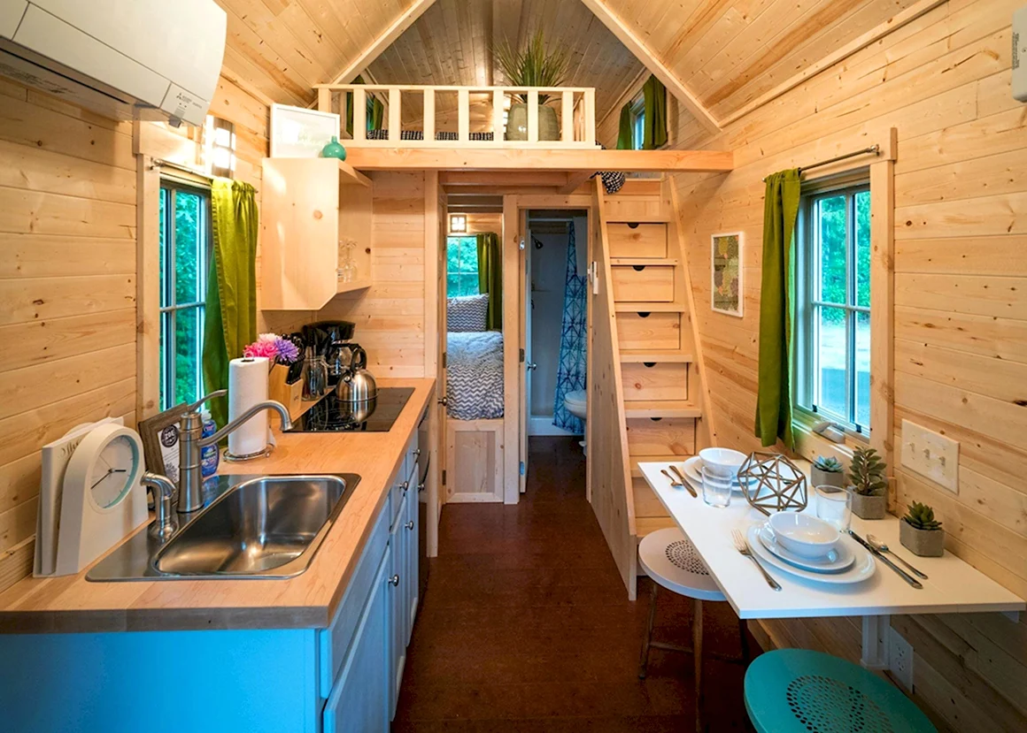 Мини-домик tiny House с кухней 7х4.8м