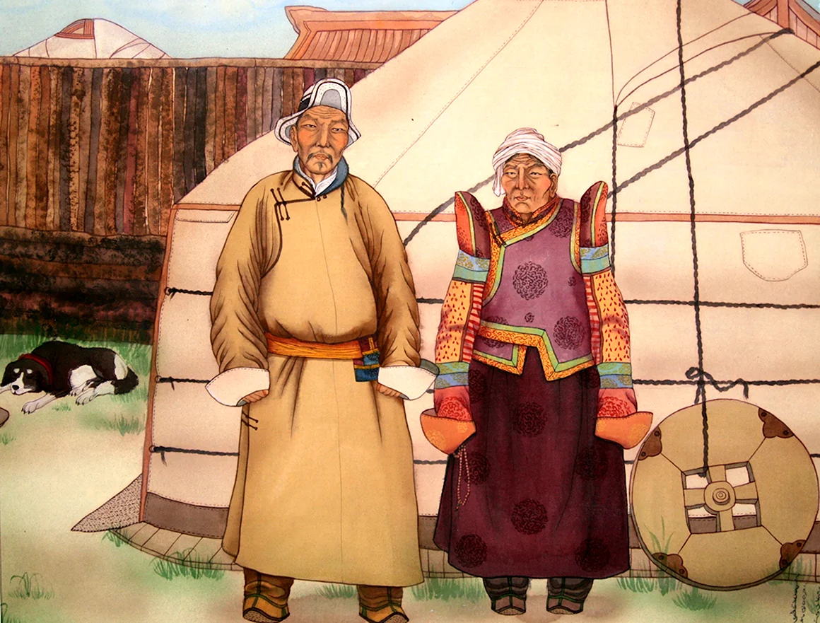 Монгол зураг монгольская Национальная живопись