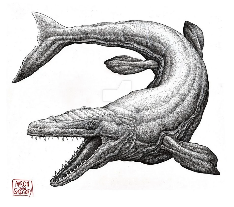 Морские чудовища Мозазавр