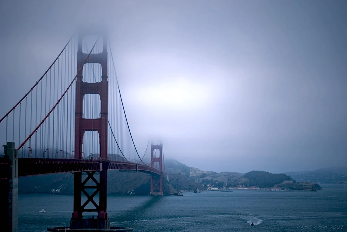 Мост Сан Франциско в тумане