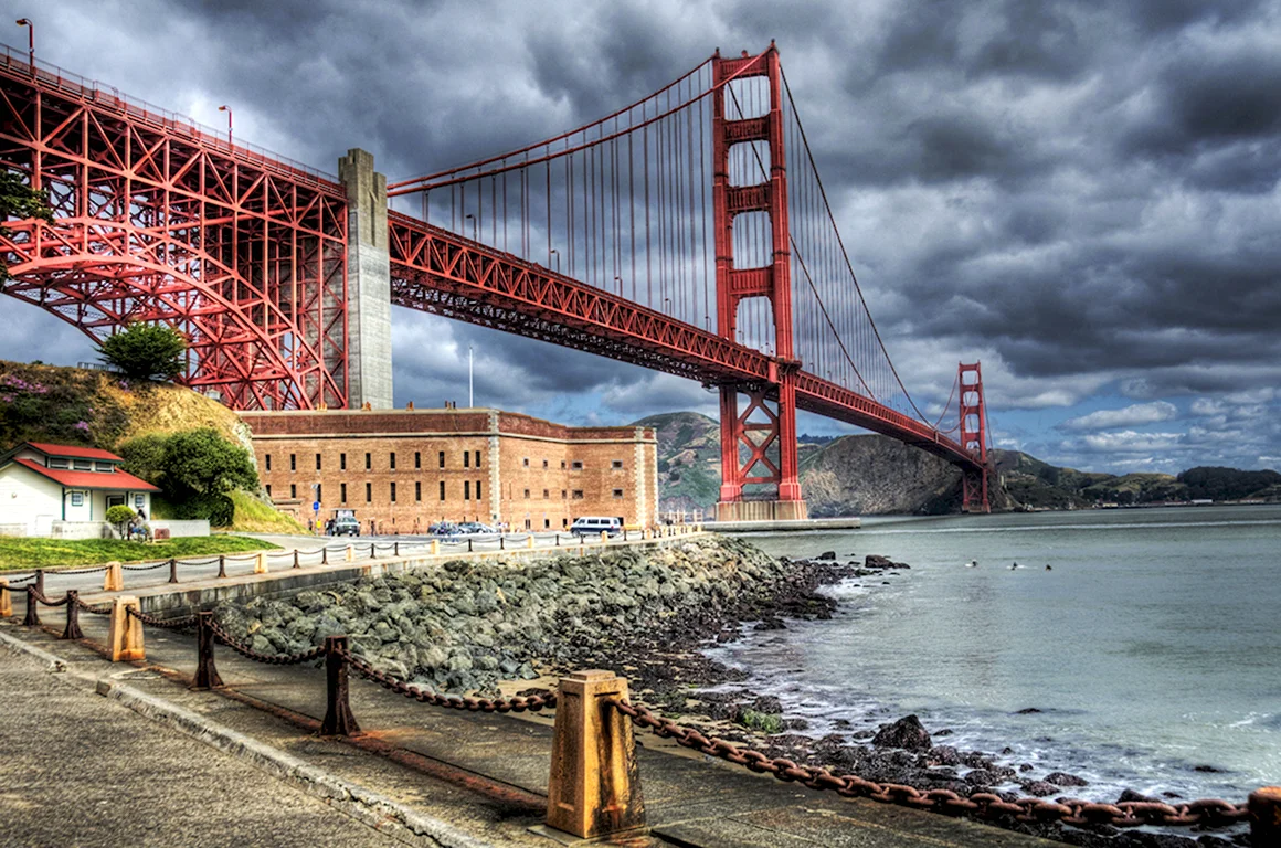 Мост золотые ворота г. Сан-Франциско