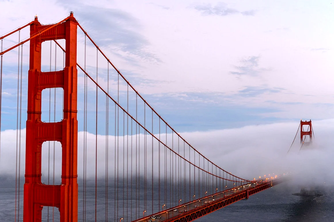 Мост «золотые ворота» Сан-Франциско Калифорния США