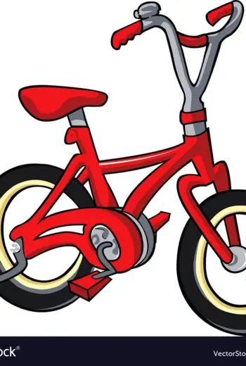 Нарисовать детский велосипед