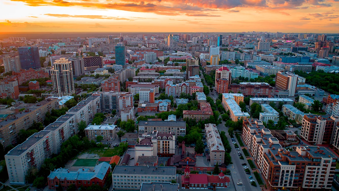 Новосибирск с высоты 2022