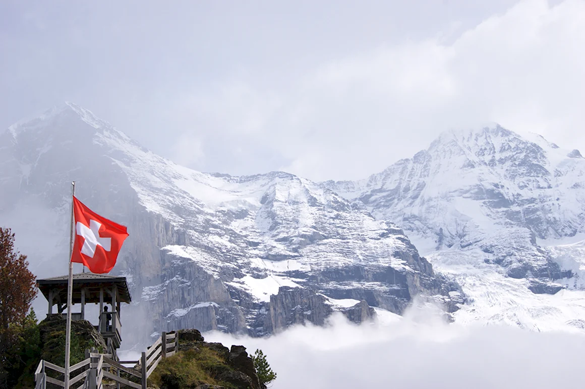 Обвал на горе Эйгер Швейцария